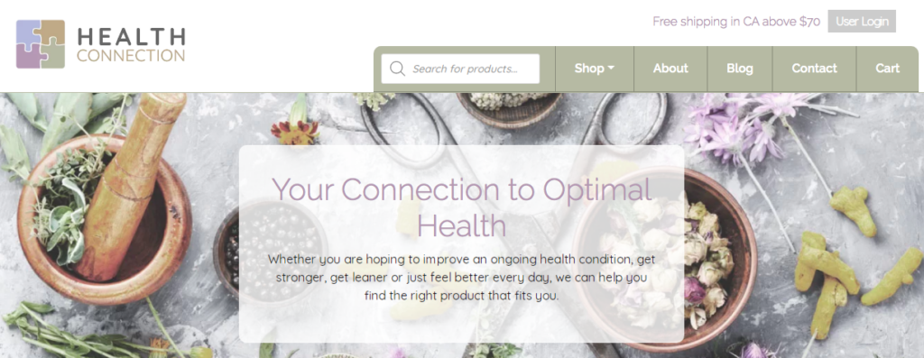 What's In A Domain Name For SEO And Conversions? - Stikky Media Health Connection home page.