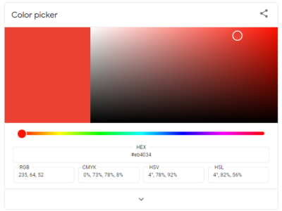 Color picker - Google trick