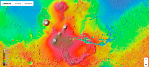 Explore the red planet Mars from Google