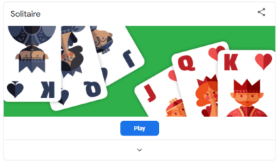 Solitaire - Google game